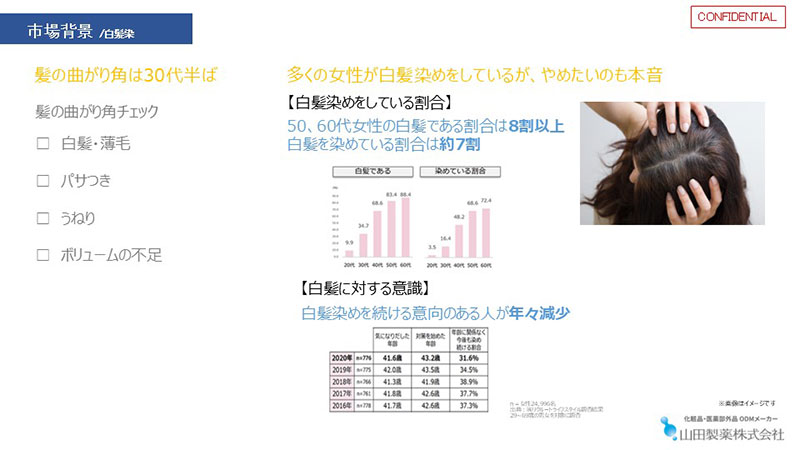 サロンクオリティの今っぽいカラーヘアを楽しむ！カラーヘアケア：資料イメージ